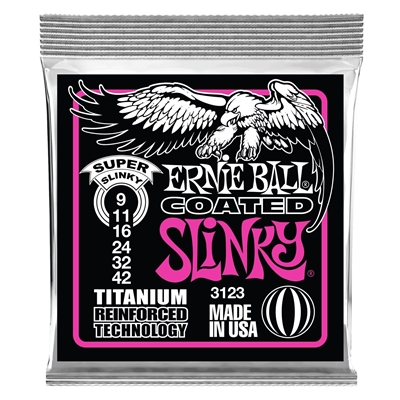 Ernie Ball Coated Electric Titanium RPS Super Slinky